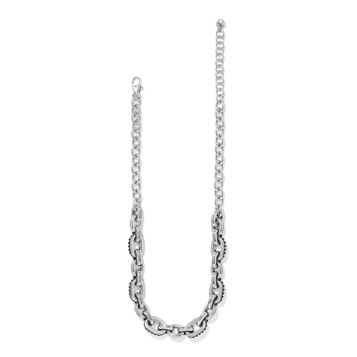 Pretty Tough Link Necklace - Silver