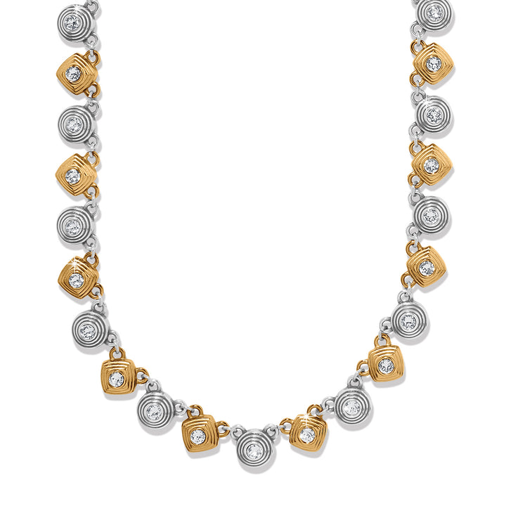Meridian Etage II Necklace - Silver-Gold