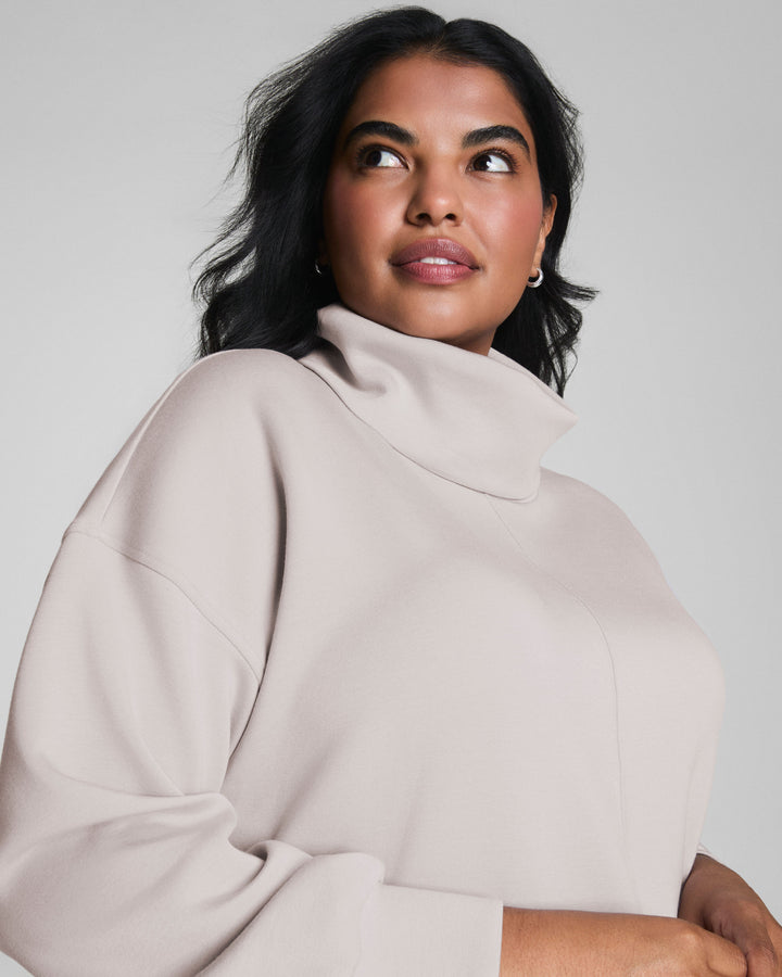 SPANX AIRESSENTIALS TUNIC SWEATER - FRENCH GREY