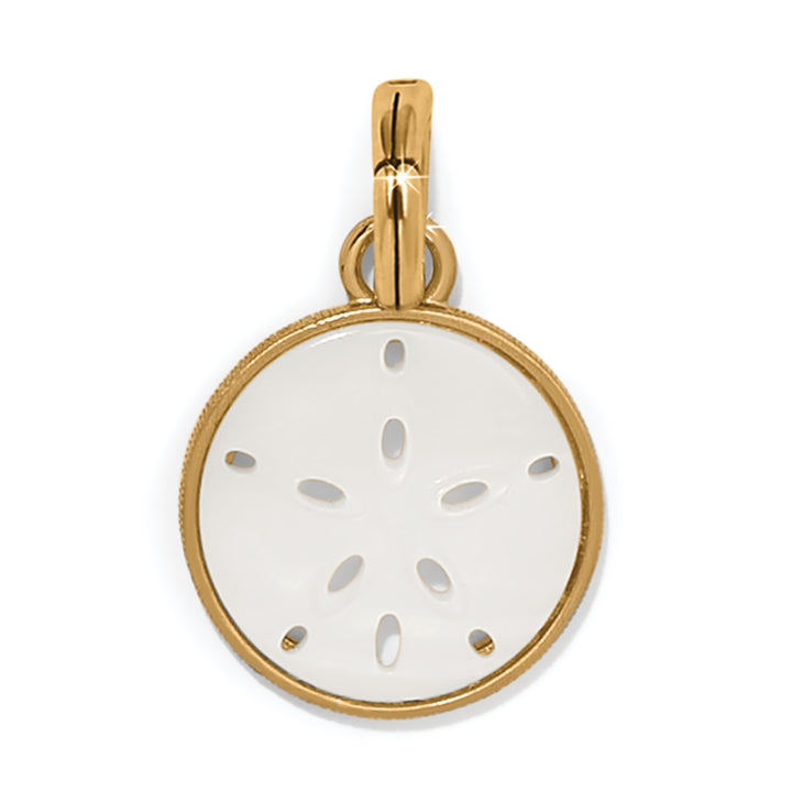 Del Mar Charm - Gold-Pearl