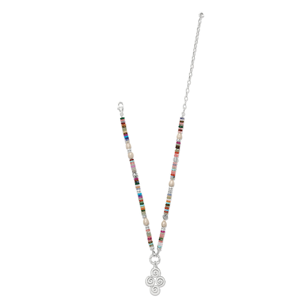Kosmos Chroma Necklace - Silver-Multi