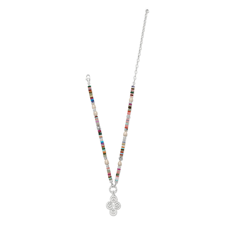 Kosmos Chroma Necklace - Silver-Multi
