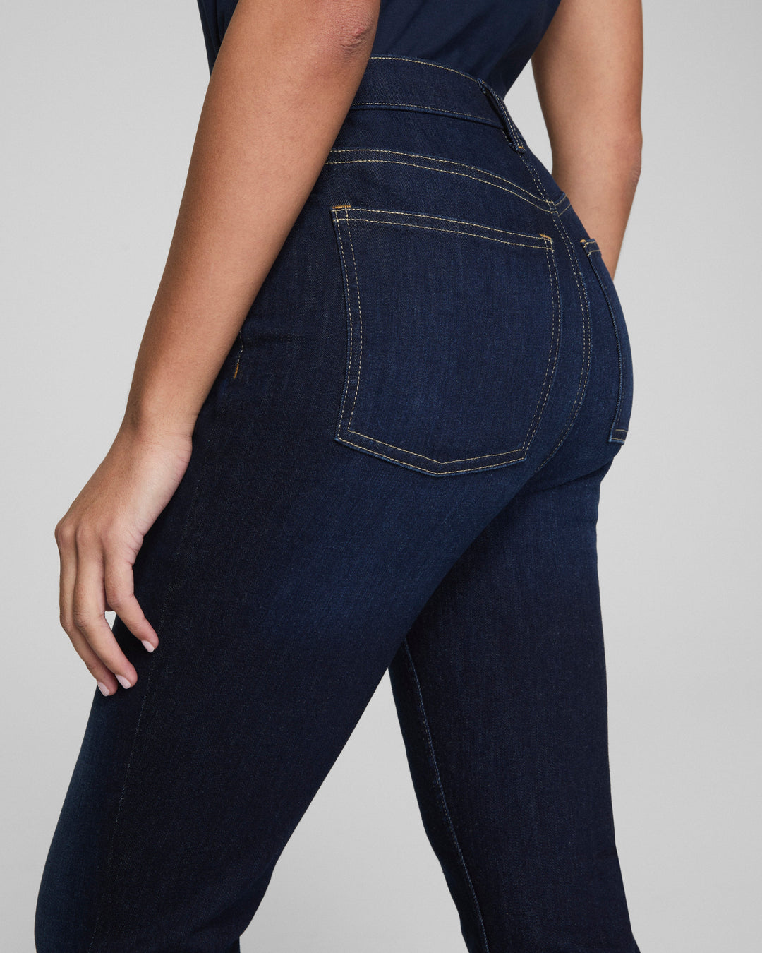 SPANX REDEFINE KICK FLARE JEANS - DARK INDIGO