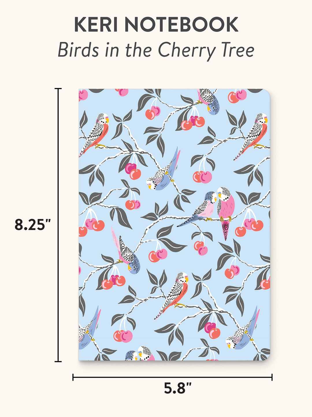 KERI NOTEBOOK - BIRDS IN THE CHERRY TREE