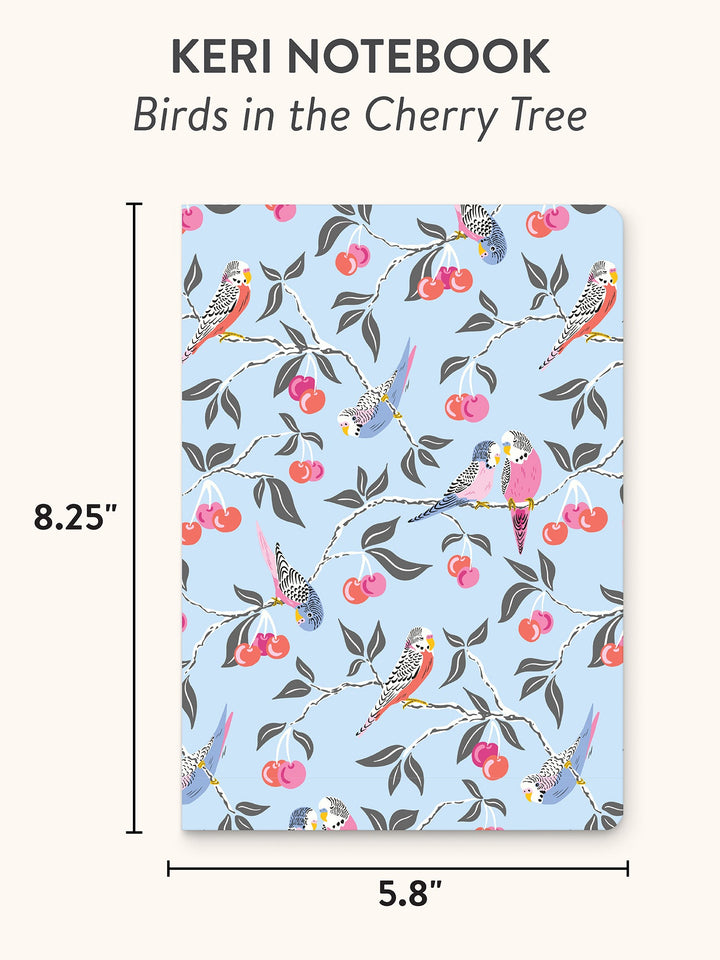 KERI NOTEBOOK - BIRDS IN THE CHERRY TREE