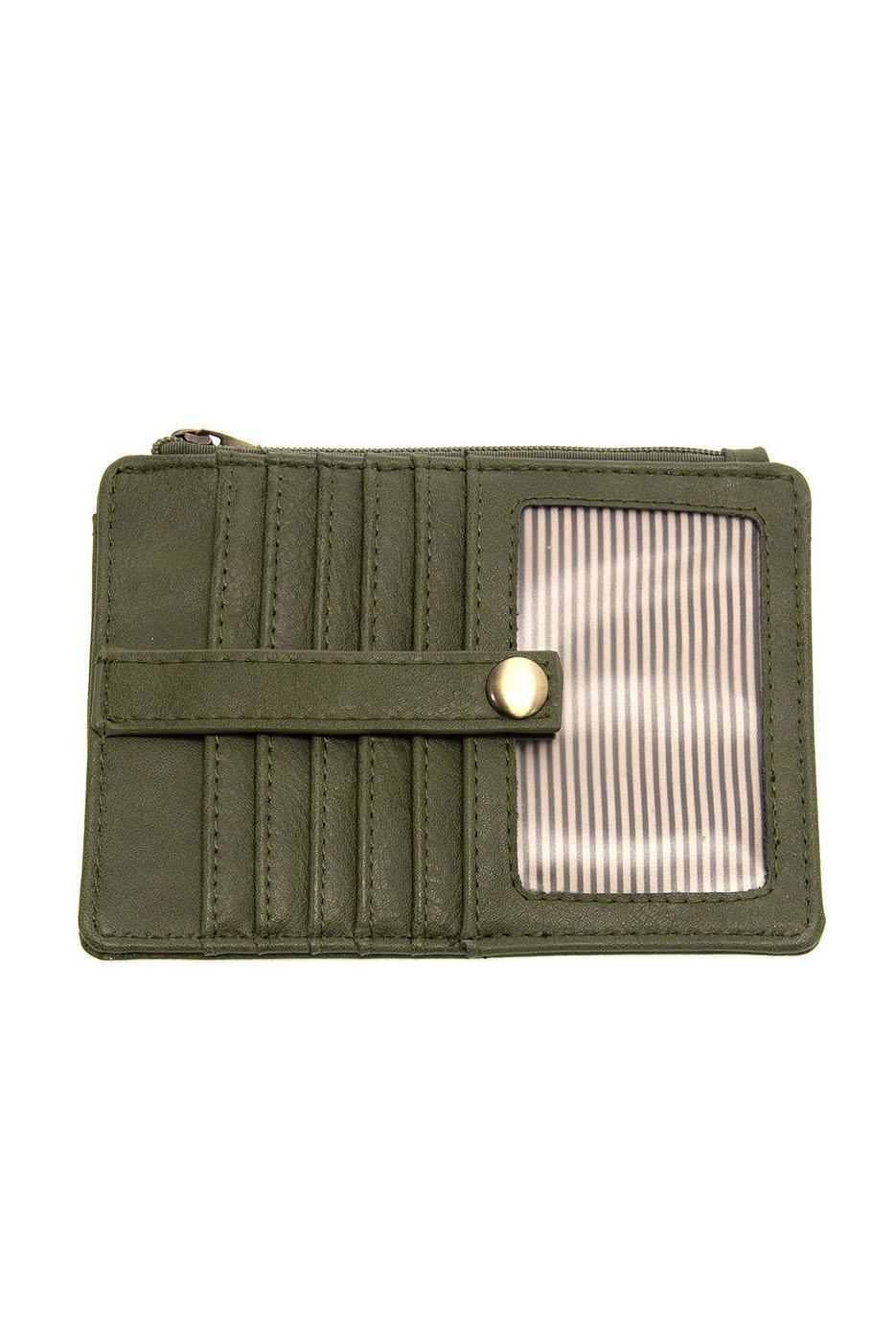 NEW PENNY MINI TRAVEL WALLET - DARK BASIL