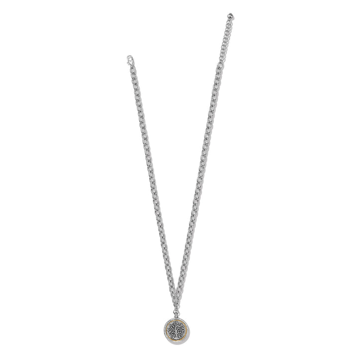 Interlok Tree Of Life Necklace - Silver-Gold