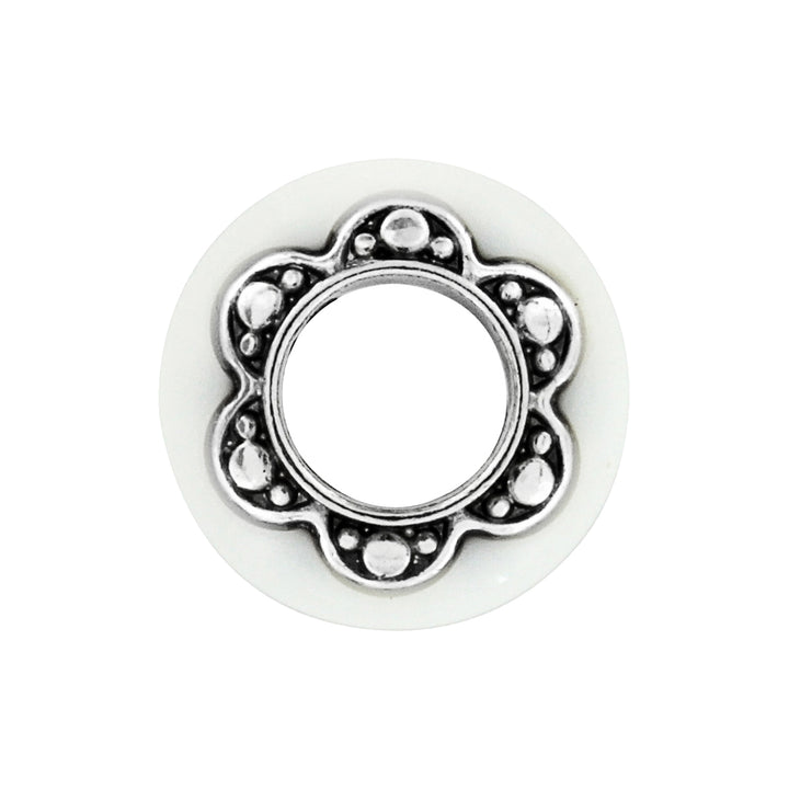 WHT PRIMAVERA SPACER - SILVER-WHITE