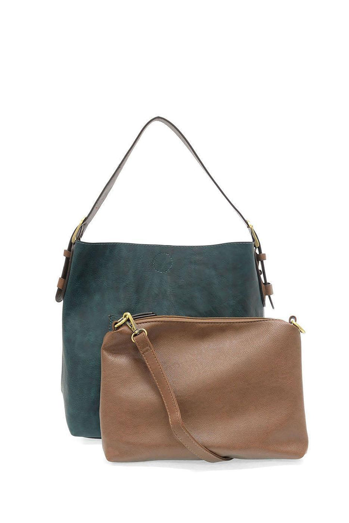 CLASSIC HOBO COFFEE HANDLE HANDBAG - VIVID DEEP TEAL