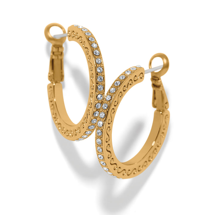Meridian Thin Small Hoop Earrings - Gold