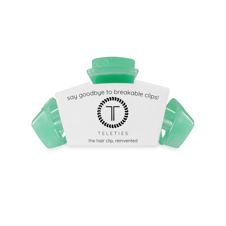 TELETIES SMALL CLASSIC HAIR CLIP - SPRING SPLASH