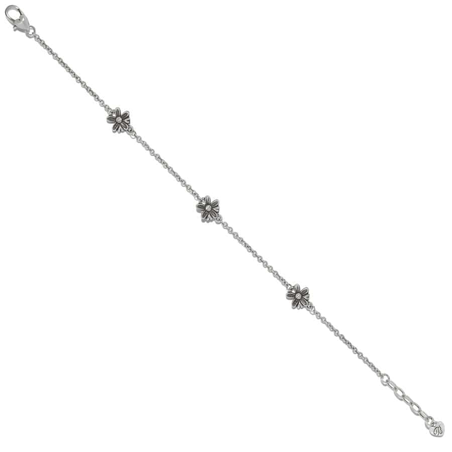 WILD FLOWERS ANKLET - SILVER
