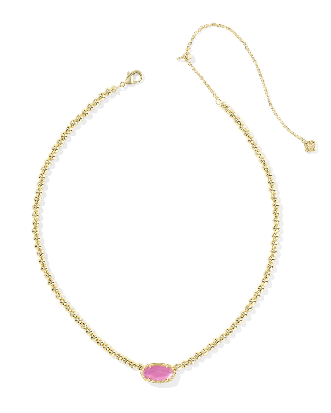 KENDRA SCOTT ELISA BEADED NECKLACE - GOLD AZALEA ILLUSION