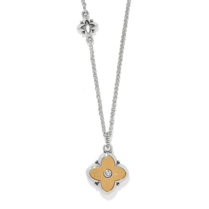CATHEDRAL REVERSIBLE SHORT NECKLACE - SILVER/GOLD