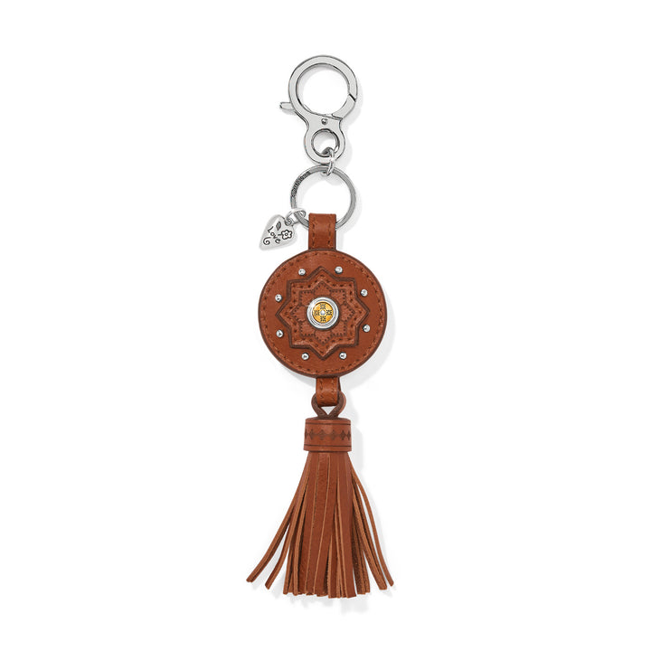 Mosaic Handbag Fob - Russet