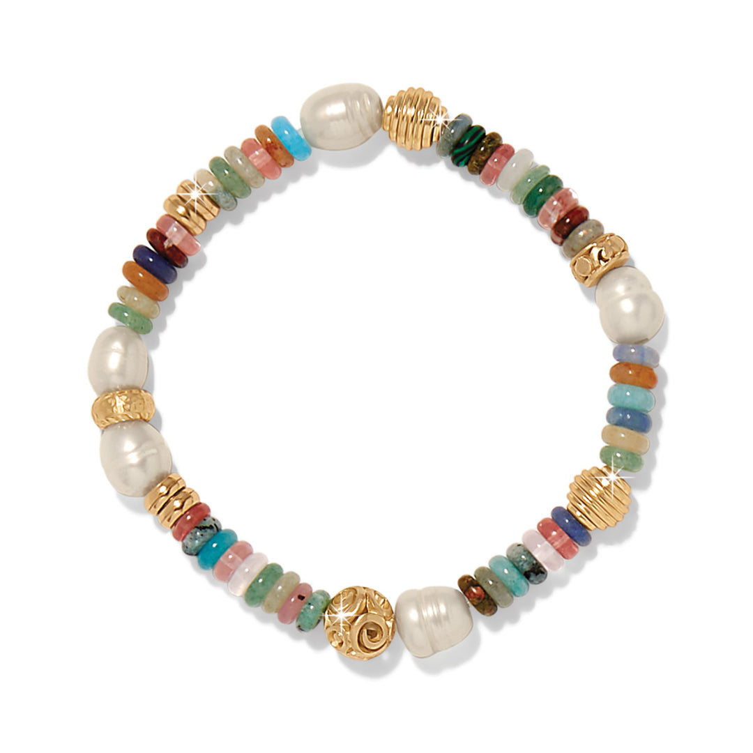 Kosmos Chroma Stretch Bracelet - Silver-Multi