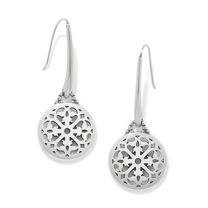 Ferrara Siena French Wire Earrings - Silver