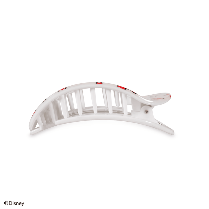 TELETIES MEDIUM FLAT ROUND HAIR CLIP - MINNIE MOUSE LOVES HER BOWS!