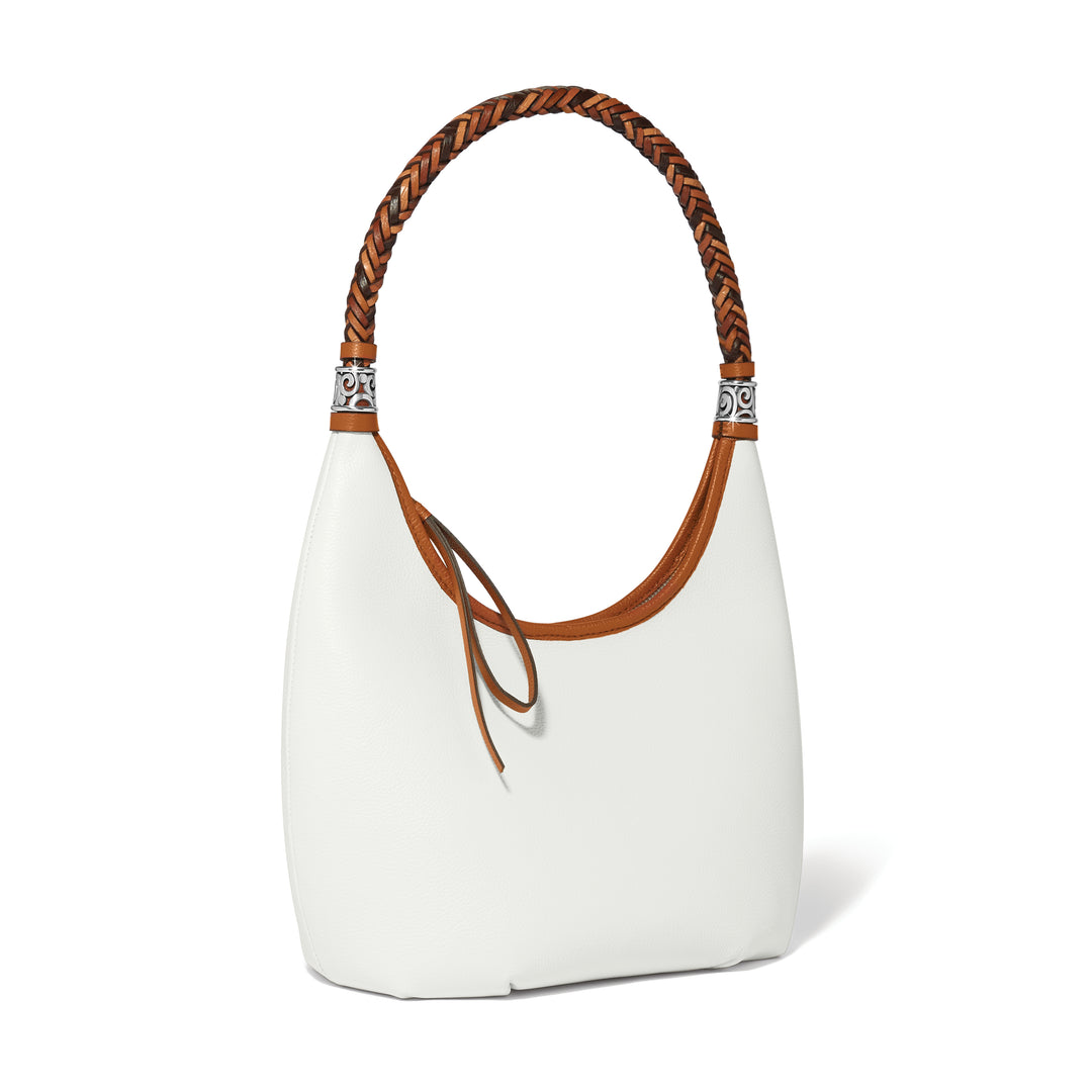 WHITE CONTEMPO SHELBY HOBO