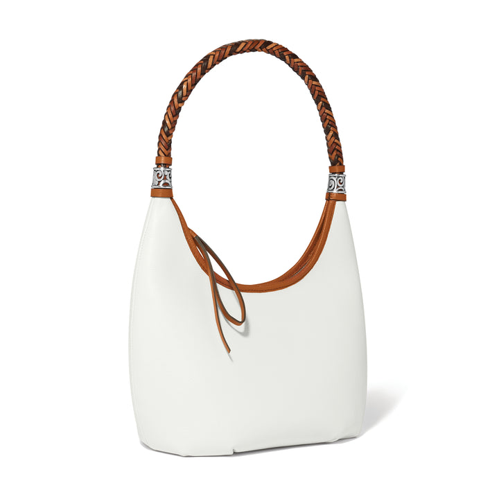 WHITE CONTEMPO SHELBY HOBO