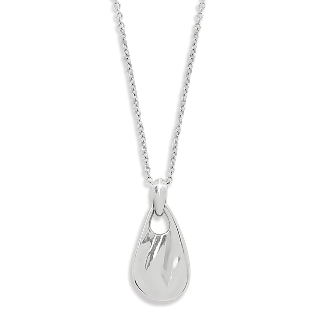 Cascade Drop Petite Necklace - Silver
