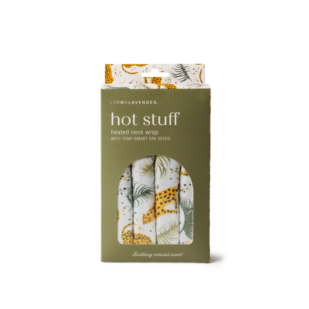 HOT STUFF HEATED NECK WRAP - CHEETAH