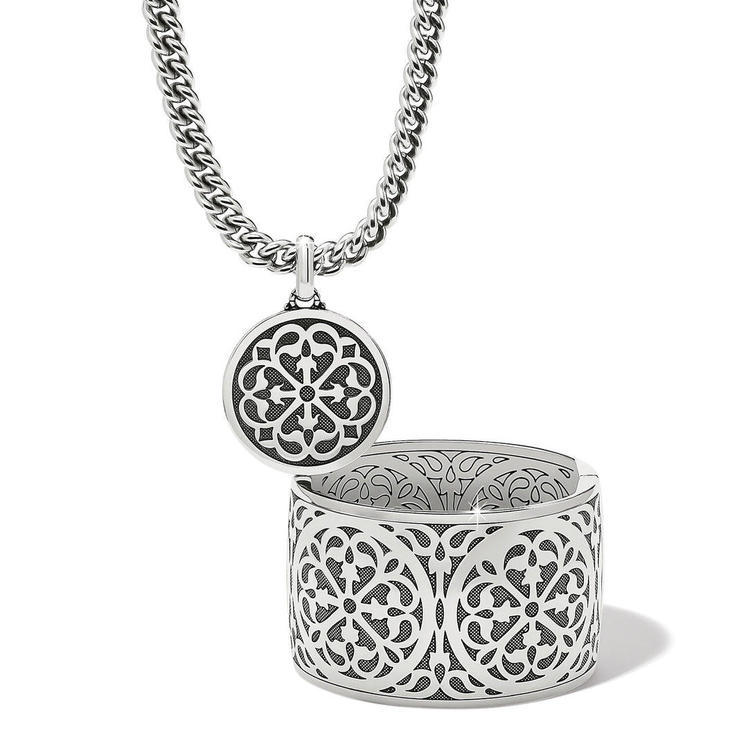 Ferrara Roma Pendant Necklace - Silver