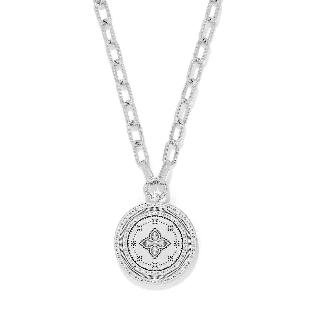 Mosaic Cerrillos Necklace - Silver-Blue