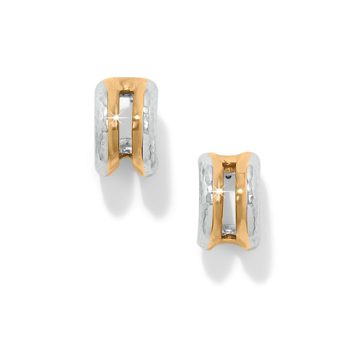 Medici Hoop Earrings - Silver-Gold