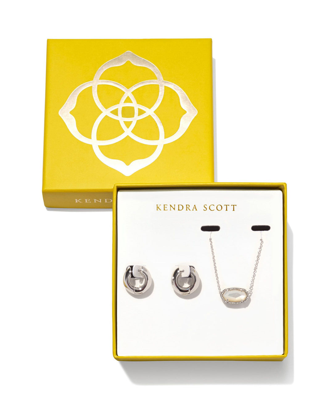 KENDRA SCOTT ELISA MIKKI GIFT SET - SILVER IVORY MOP