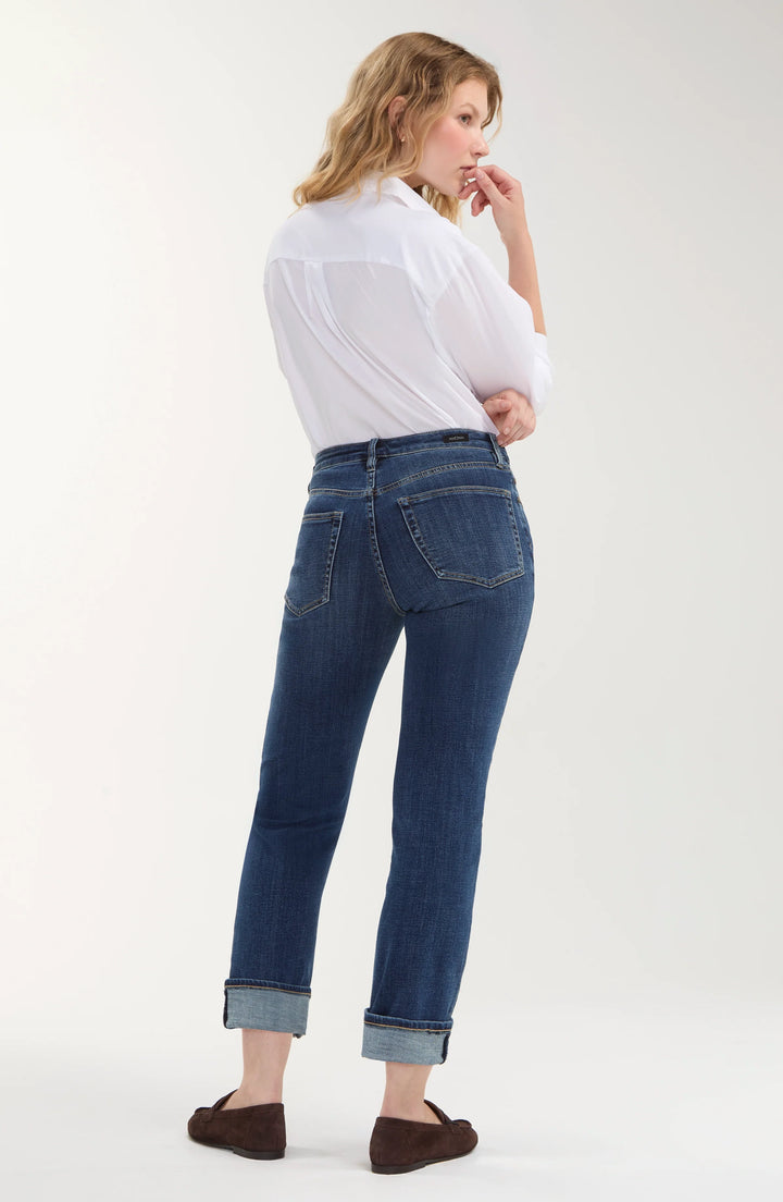 PETITE MARLEY GIRLFRIEND CUFFED JEANS 25/28" INSEAM - RUSHLAND
