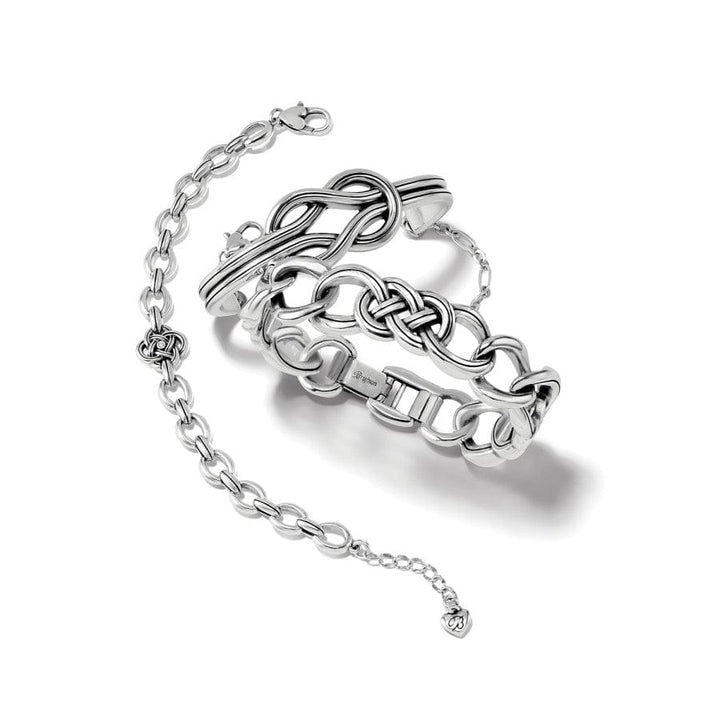 INTERLOK HARMONY BAR BRACELET - SILVER