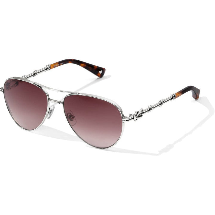 INTERLOK HARMONY SUNGLASSES - SILVER-TORTOISE