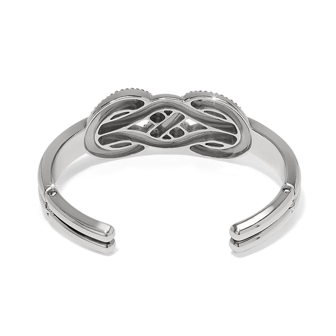 INTERLOK LUXE DOUBLE HINGED BANGLE - SILVER