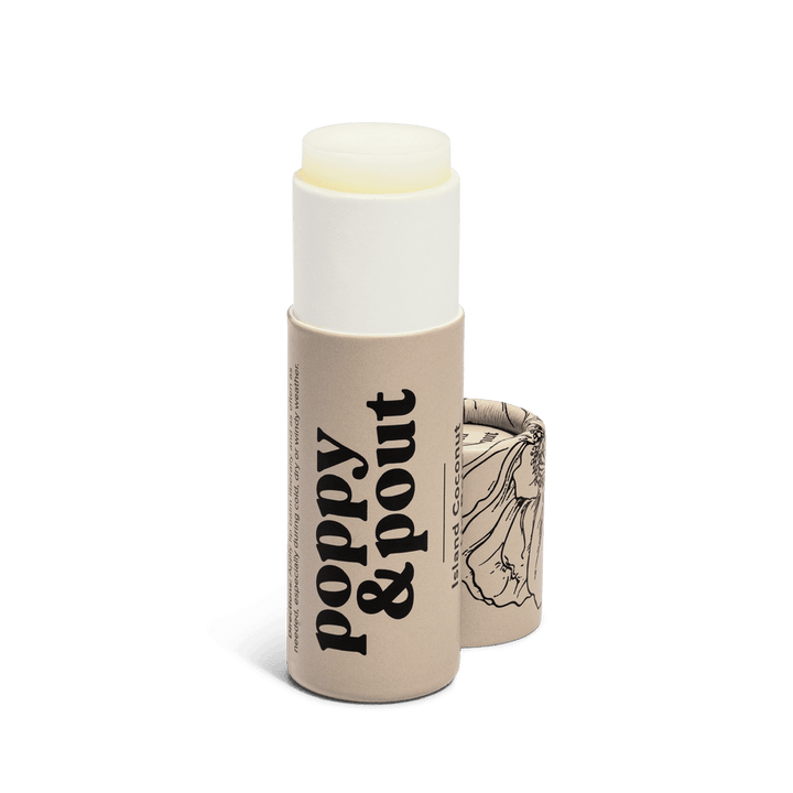 POPPY & POUT LIP BALM - ISLAND COCONUT