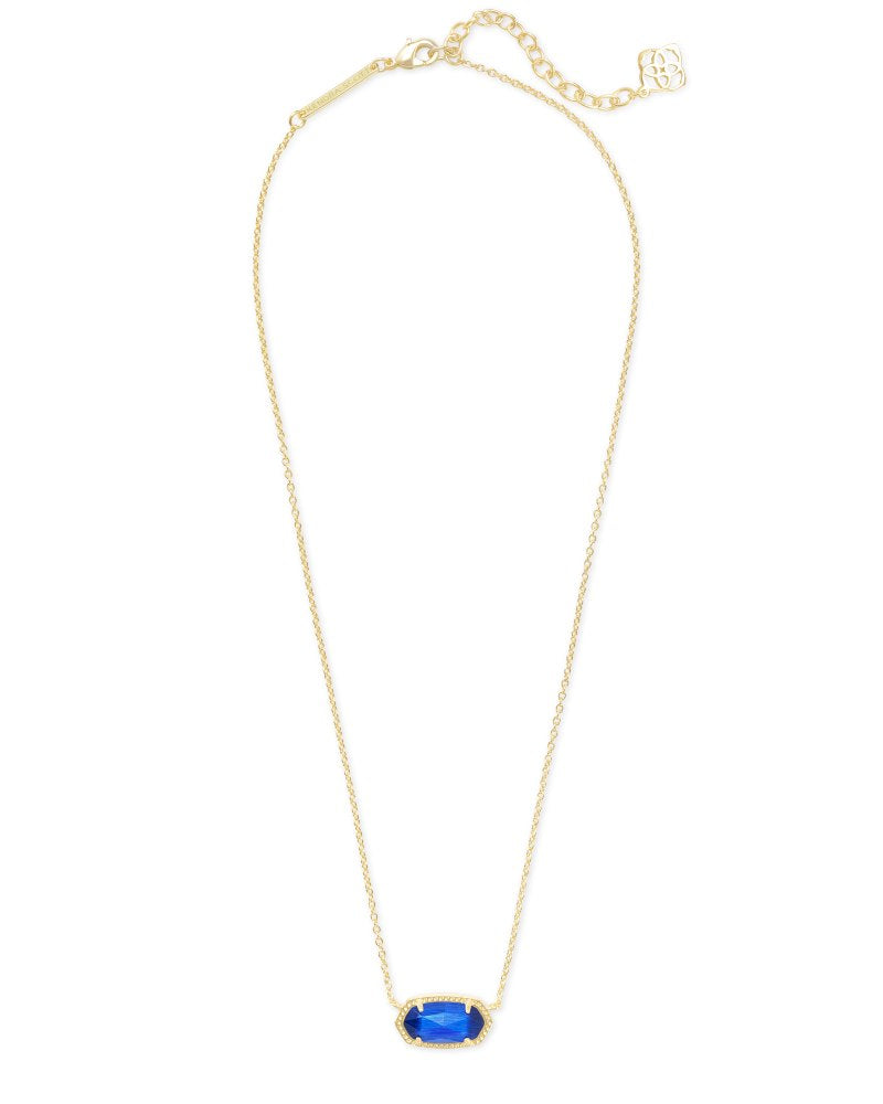 KENDRA SCOTT ELISA NECKLACE - GOLD/COBALT