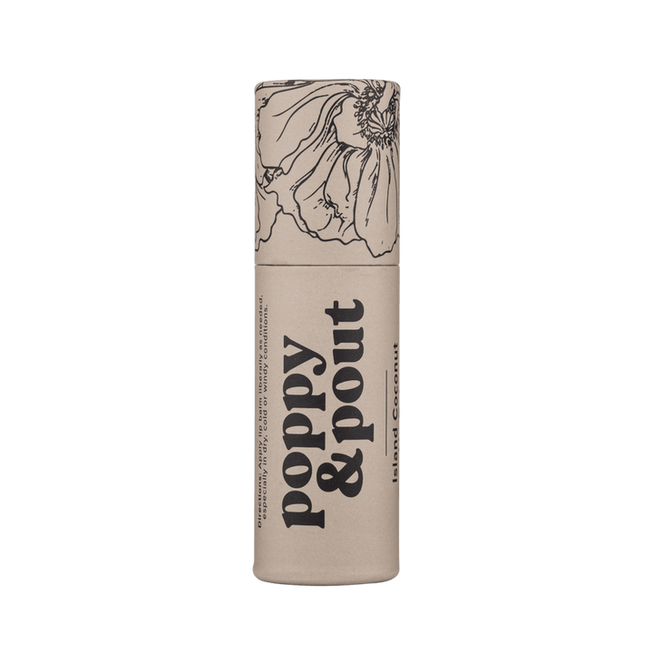 POPPY & POUT LIP BALM - ISLAND COCONUT