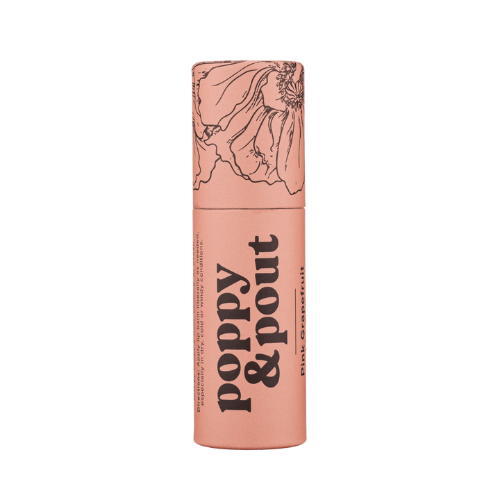 POPPY & POUT LIP BALM - PINK GRAPEFRUIT