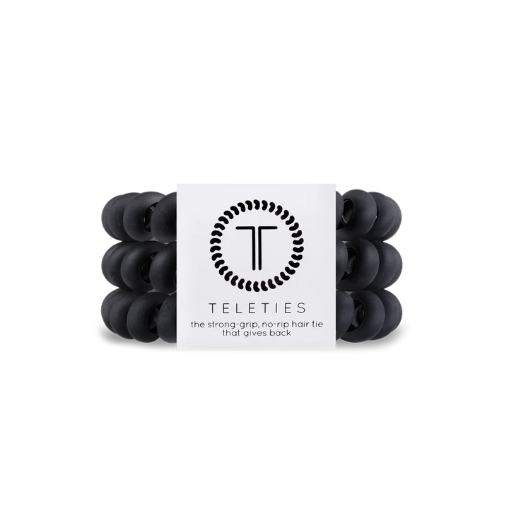 LARGE TELETIES, MATTE BLACK