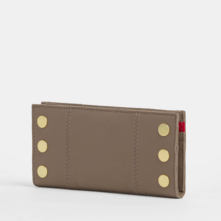 HAMMITT 110 NORTH WALLET - SCULPTED TAUPE/BRUSHED GOLD