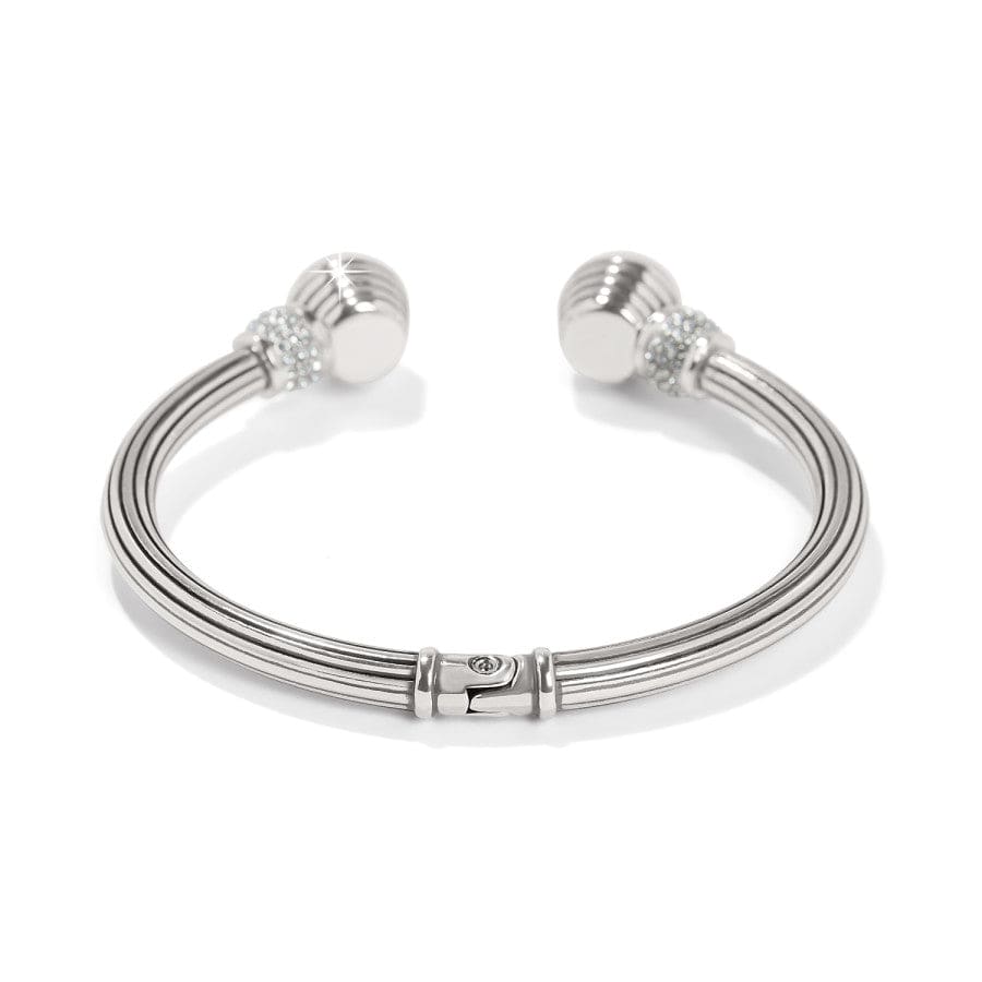 MERIDIAN AURORA PETITE HINGE BANGLE - SILVER-GOLDEN