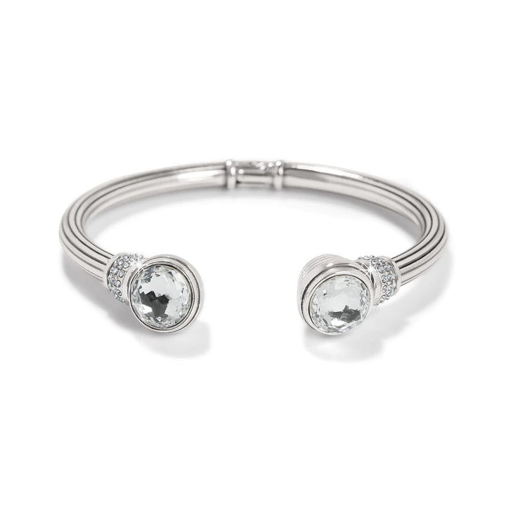 MERIDIAN AURORA PETITE HINGE BANGLE - SILVER