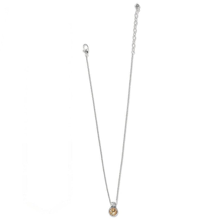 MERIDIAN AURORA PETITE NECKLACE - SILVER-GOLDEN