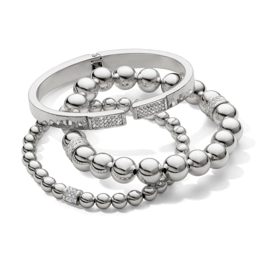 MERIDIAN PETITE STRETCH BRACELET - SILVER