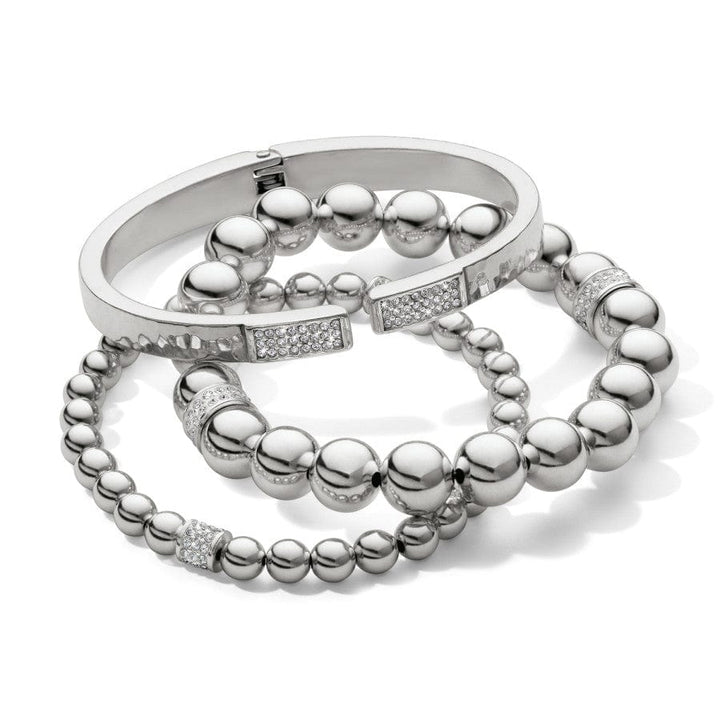 MERIDIAN PETITE STRETCH BRACELET - SILVER