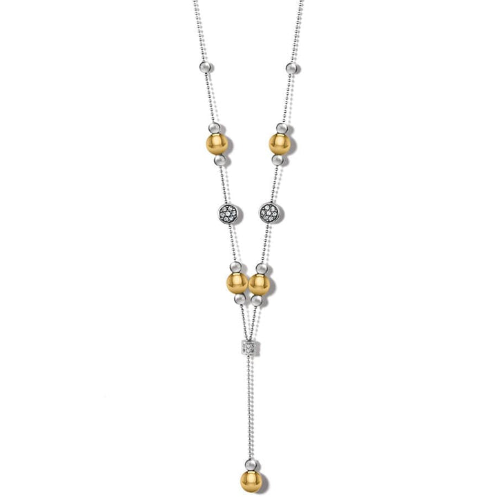 MERIDIAN PRIME Y NECKLACE - SILVER-GOLD