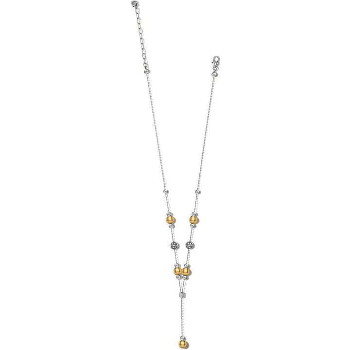 MERIDIAN PRIME Y NECKLACE - SILVER-GOLD