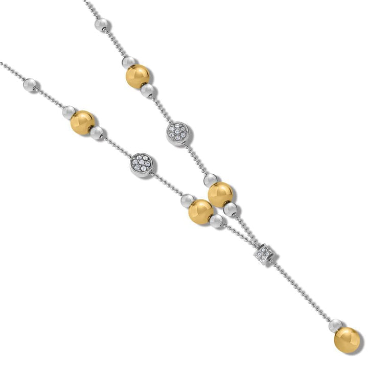 MERIDIAN PRIME Y NECKLACE - SILVER-GOLD