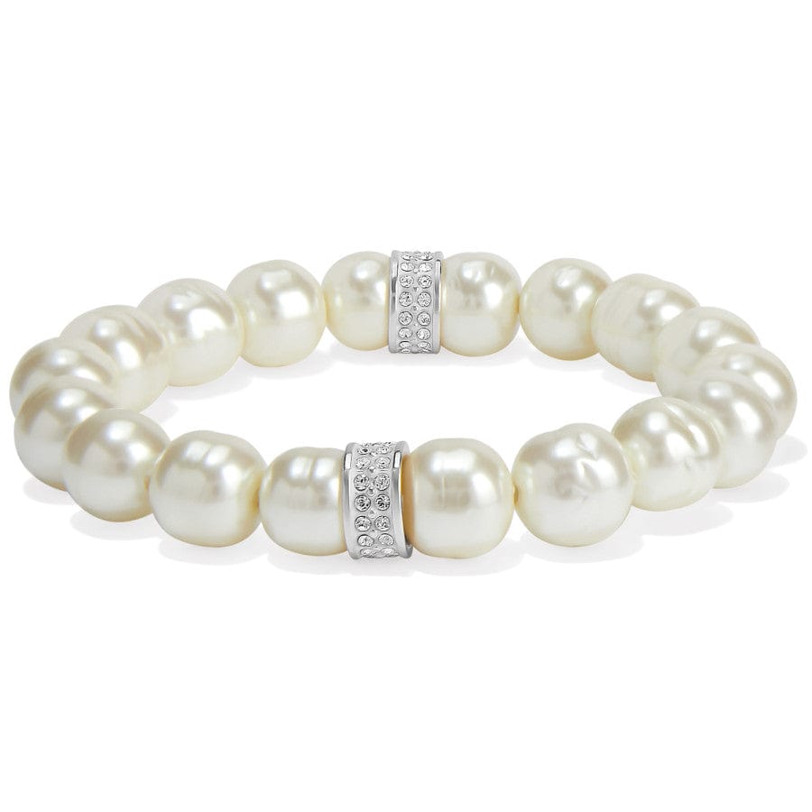 MERIDIAN PETITE STRETCH BRACELET - CREAM PEARL