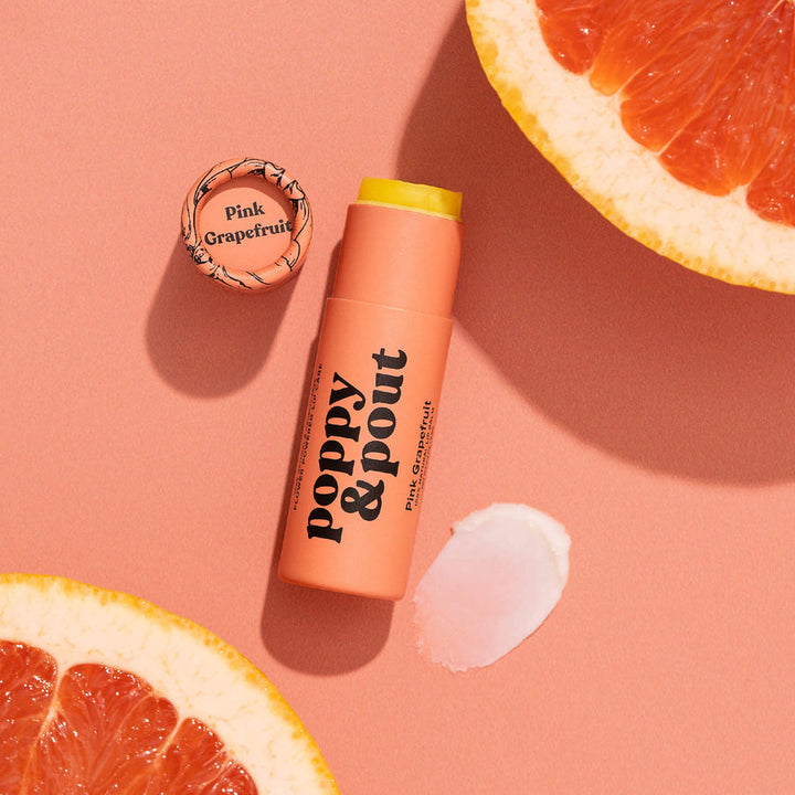 POPPY & POUT LIP BALM - PINK GRAPEFRUIT